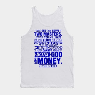 Matthew 6:24 Tank Top